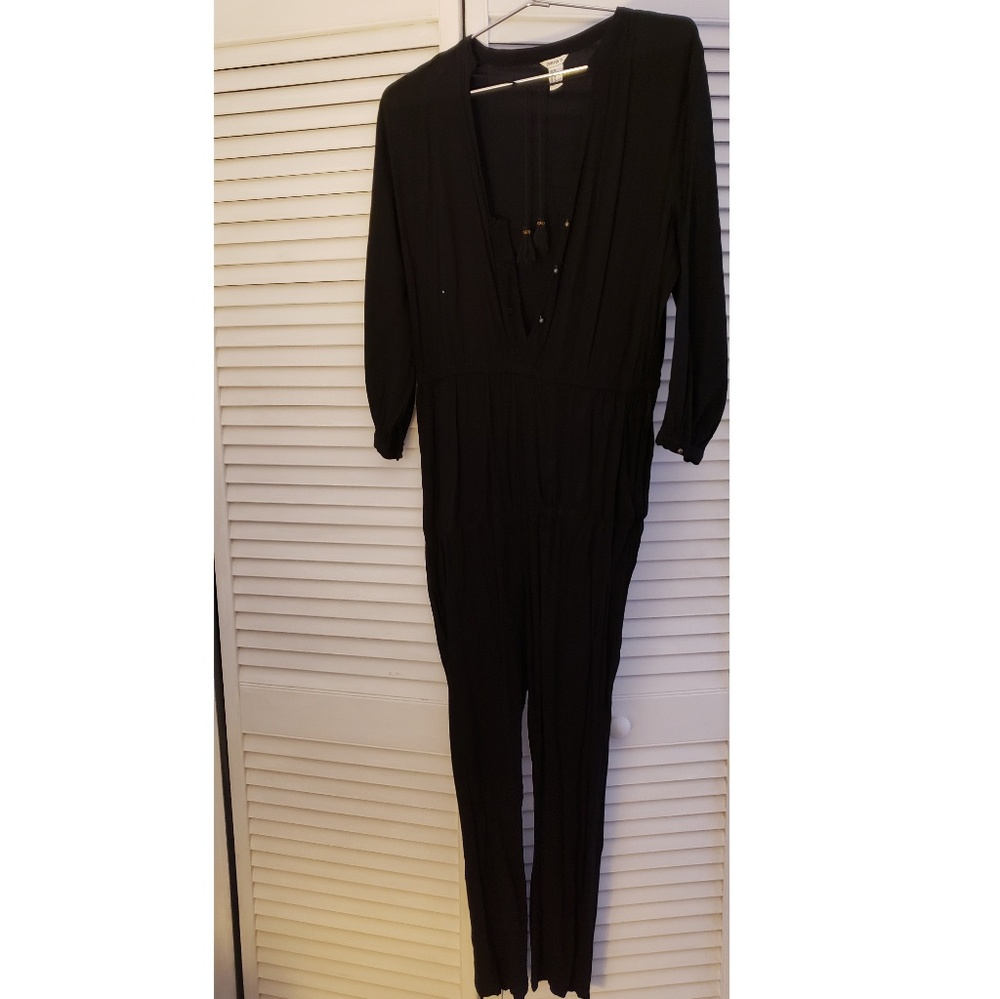 FOREVER 21-SIZE M-BLACK One piece/jumpsuit